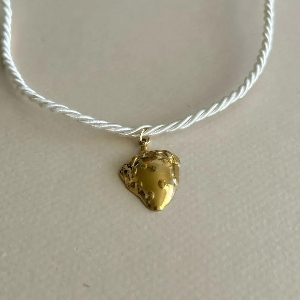 Boho strawberry Necklace #2008